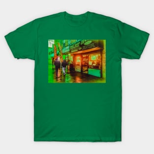 Fluo Street Walks Rainy Days Brooklyn NYC T-Shirt